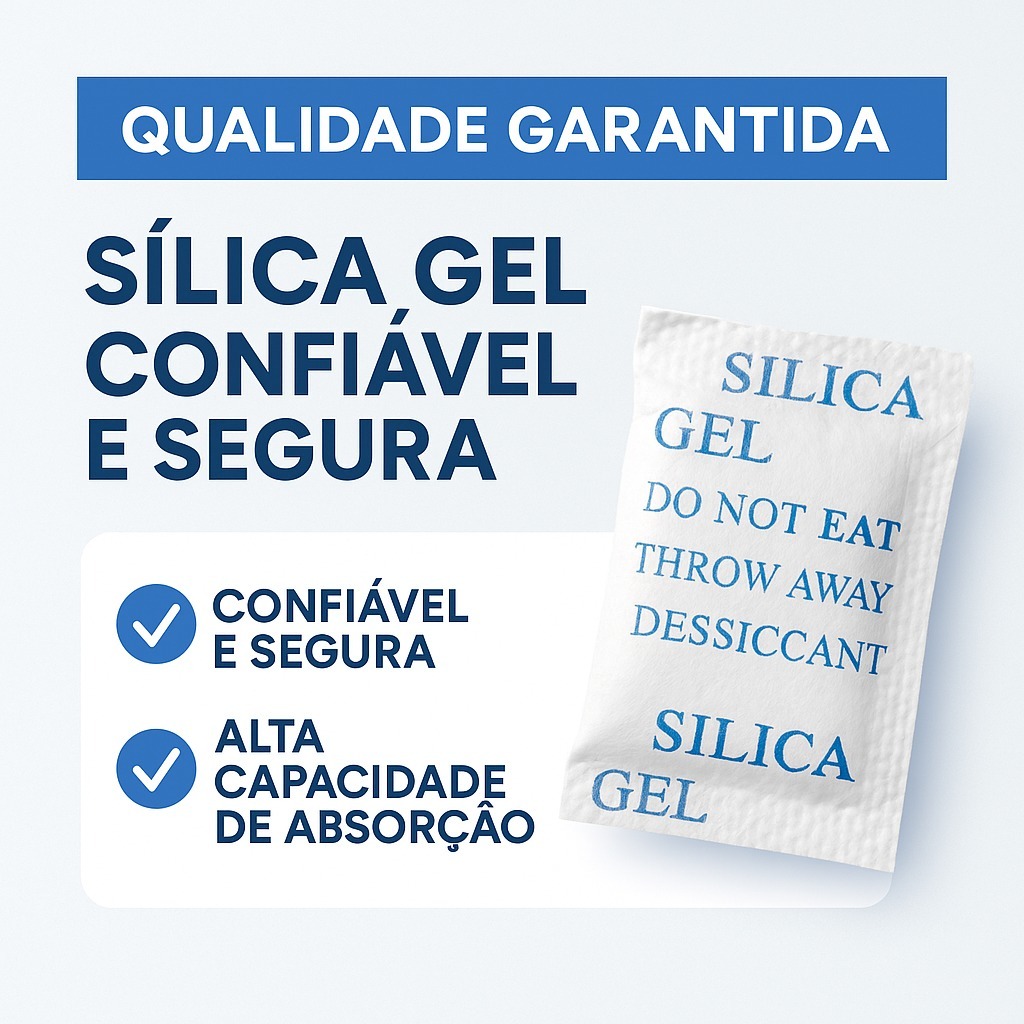 300 sachês de 1g de Sílica Gel Antiumidade | Abs