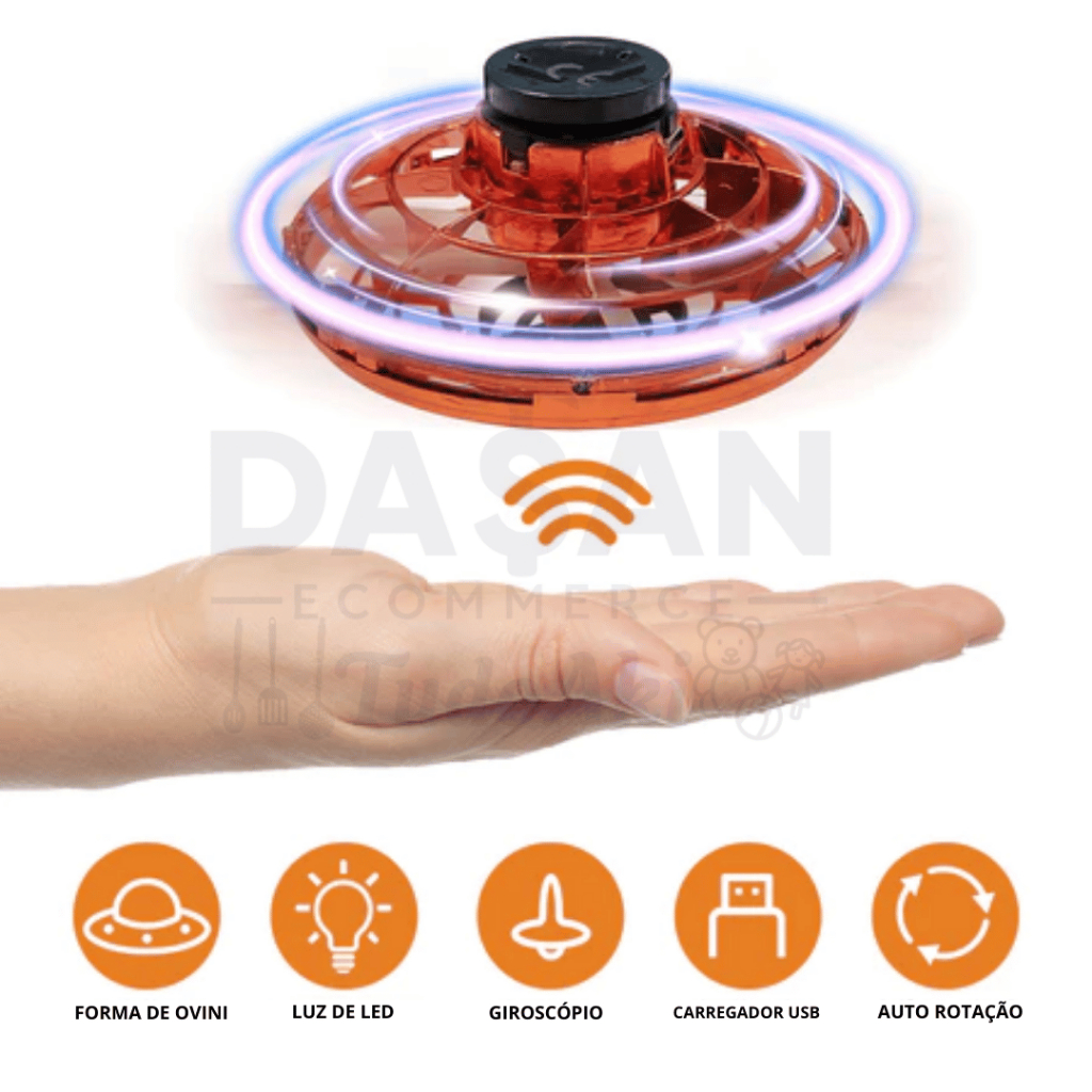 Flynova UFO Premium  Brinquedo Voador com Sensor e