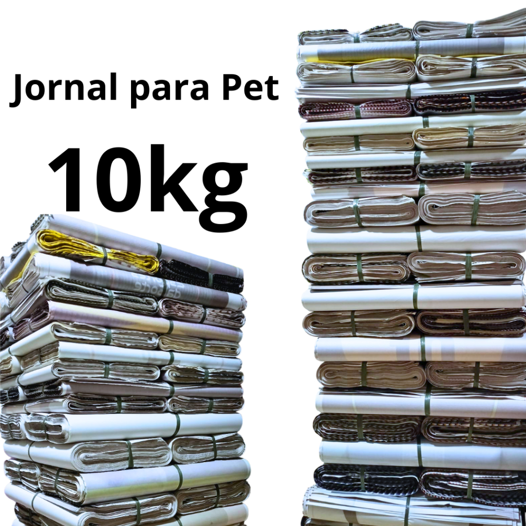 Jornal Pets 10 kg Biodegradável Extra Grande Para
