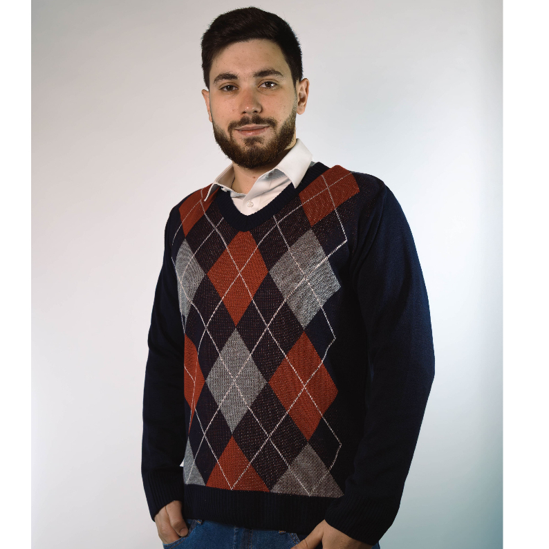 Sueter Masculino Tricot Inverno Blusa Malha Alta Q