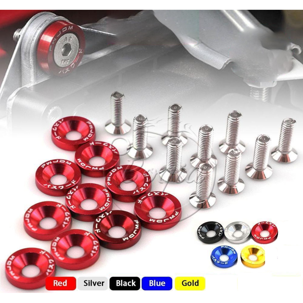 Parafusos E Arruelas De Alumínio Fender Kit 10 Pe