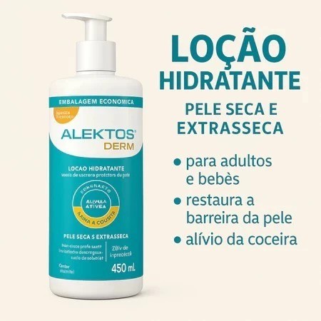 ALEKTOS DERM 450ML LOÇÃO HIDRATANTE