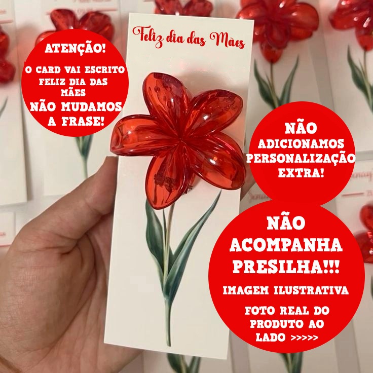 Card para Mimo Lembrancinha das Clientes Brinde pa