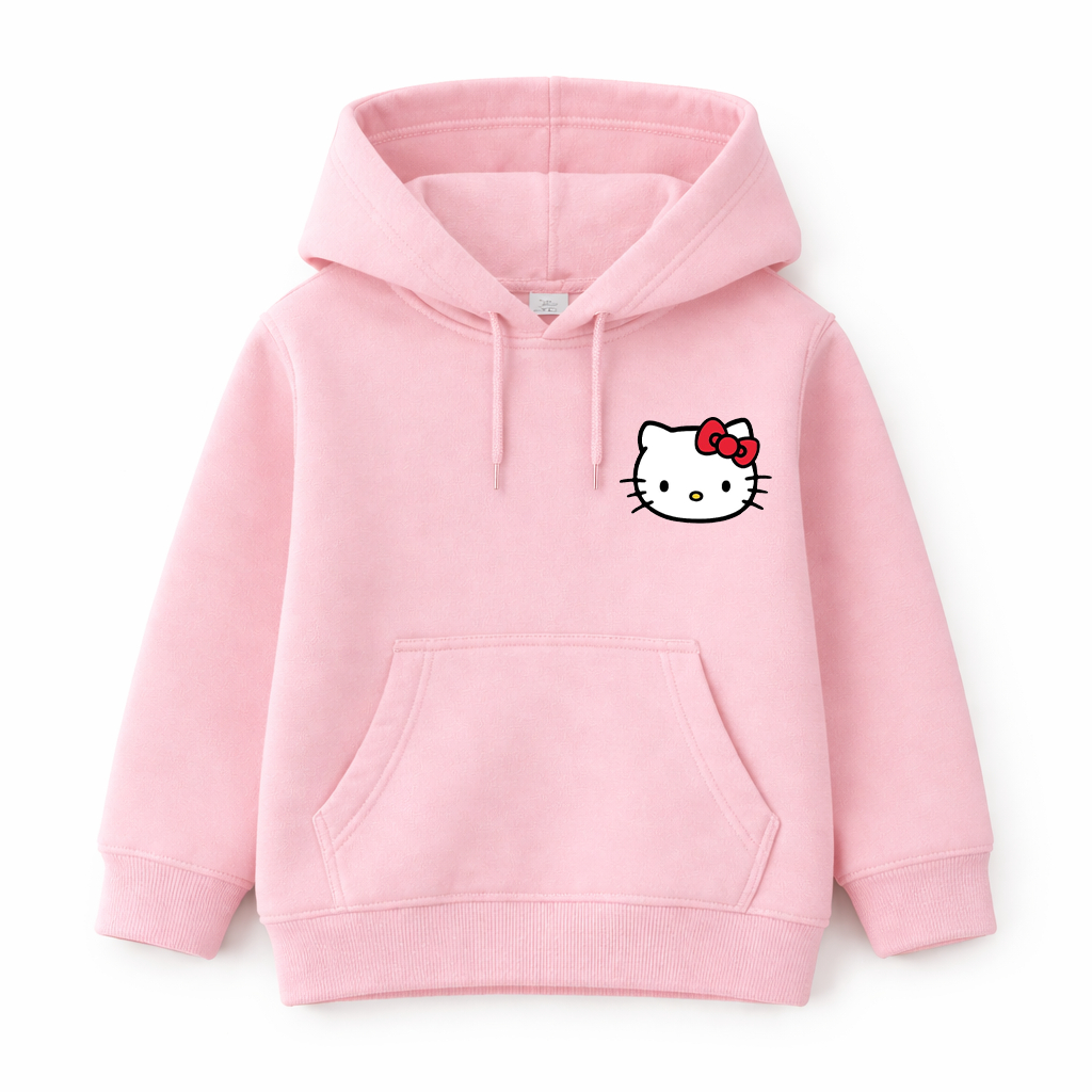 Moletom Infantil Canguru Hello Kitty Blusa De Frio
