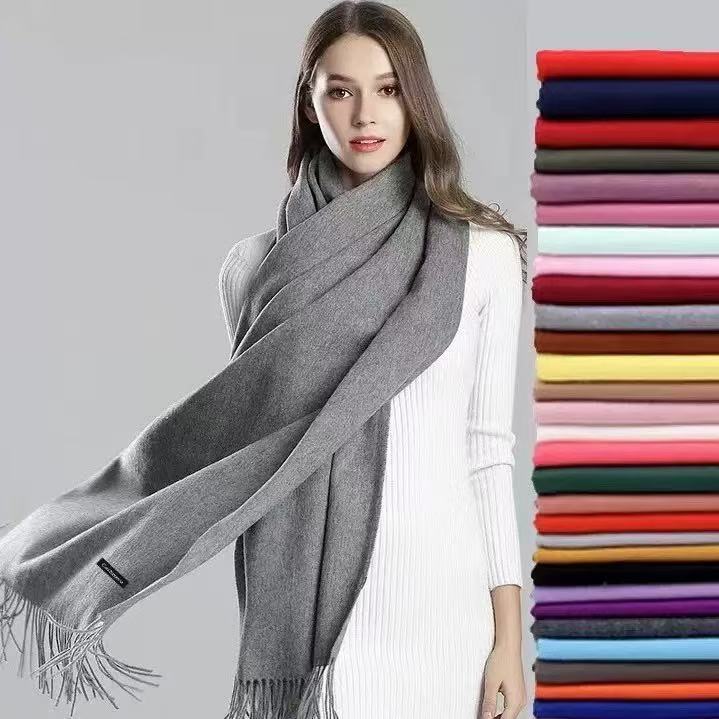 Cachecol Inverno Lenço Pashmina Xale Echarpe Femi