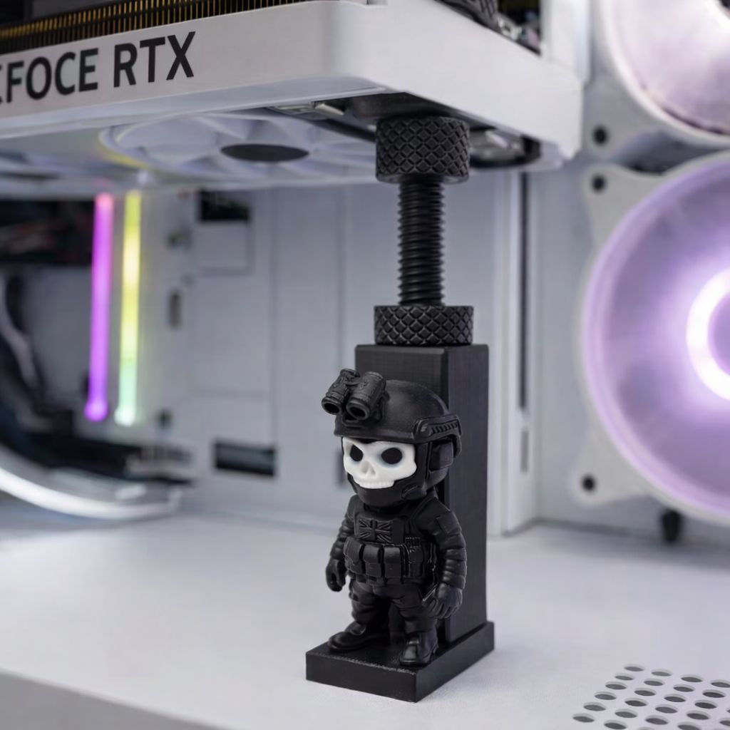 Suporte para Placa de Vídeo Ghost Call of Duty ex