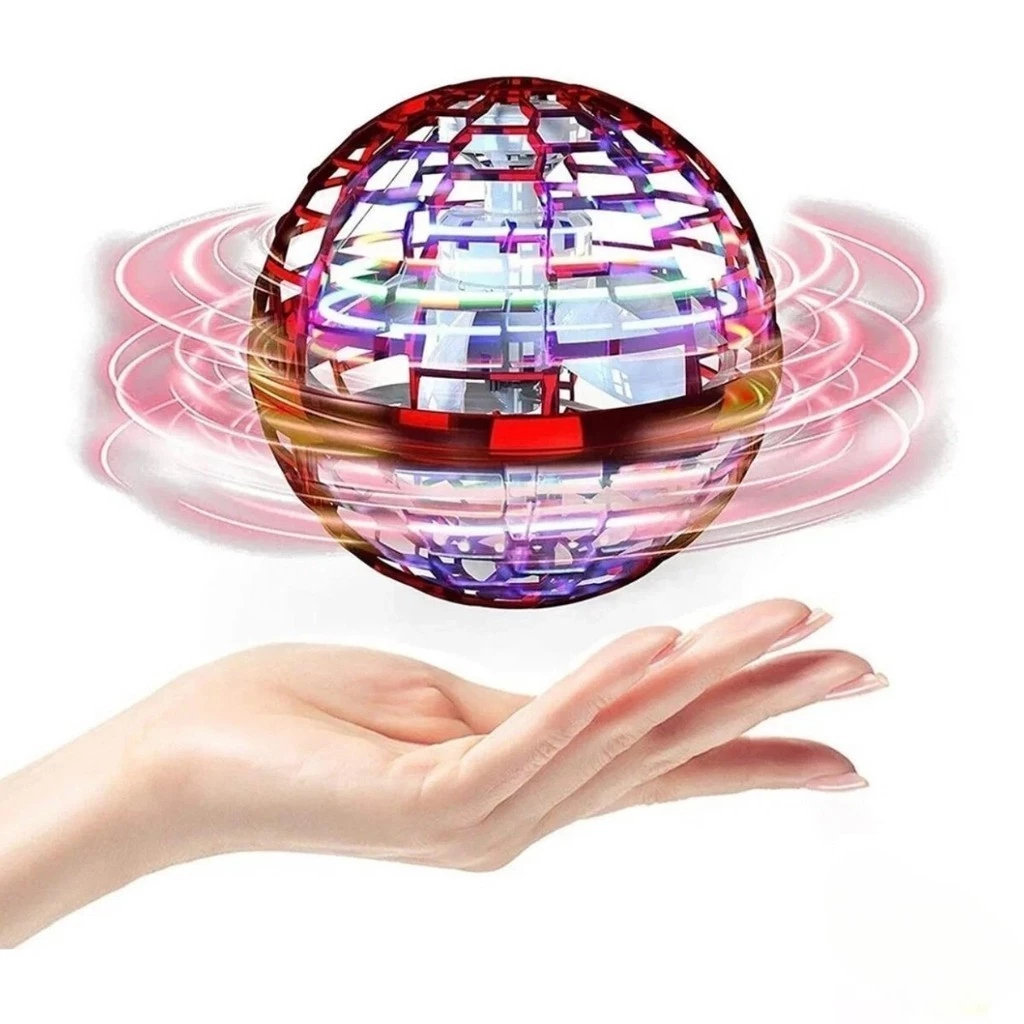 Bola Spinner Voador Led Drone Ufo Brinquedo Fidget