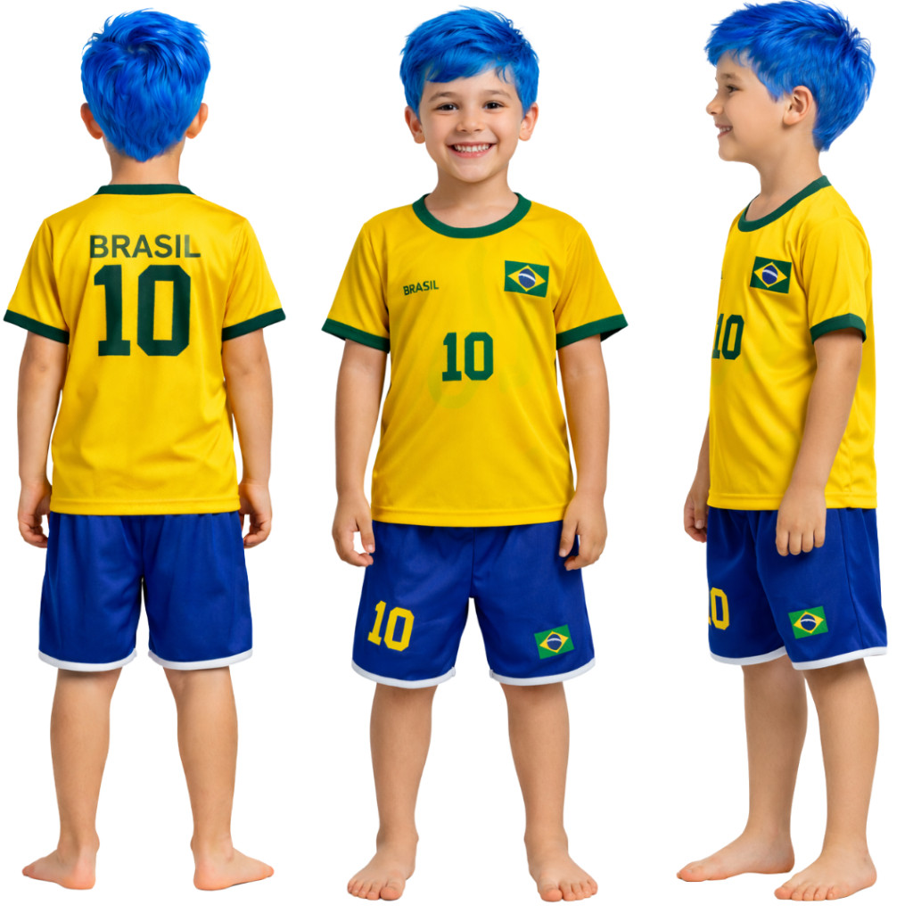 Conjunto Infantil do Brasil – Camiseta Infan