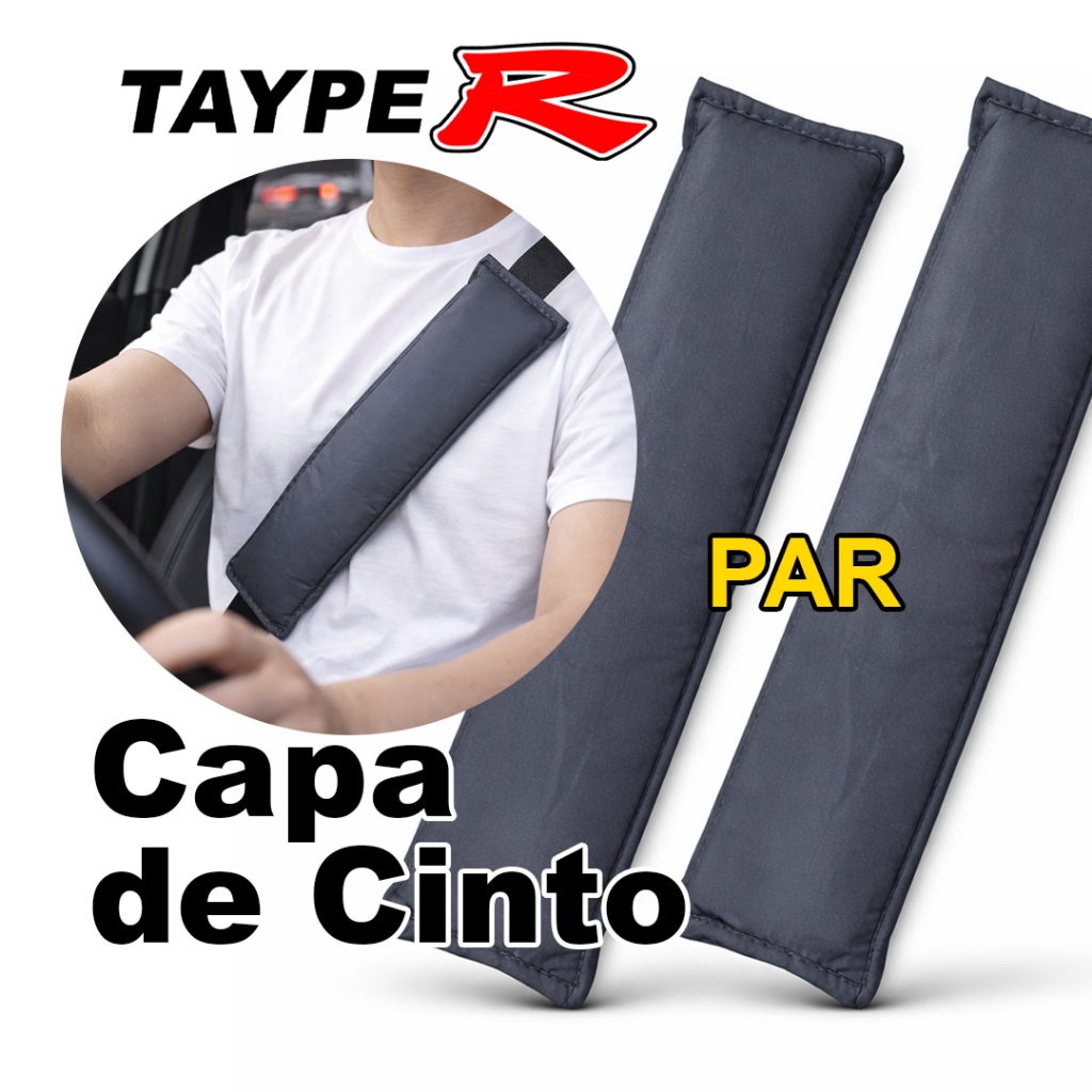 Capa Protetora de Cinto de Segurança Carro Velcro