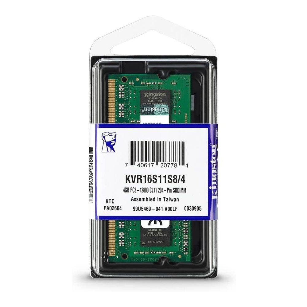 Memória Kingston DDR3 4gb SODIMM KVR16S11/4 NOTEB