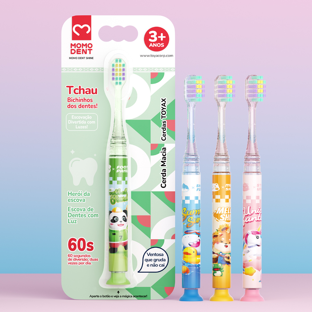 MOMODENT Escova Dental Infantil com Timer de Luz d