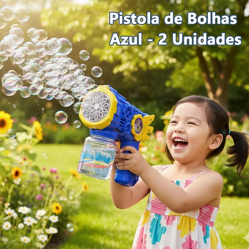 Brinquedo Maquina Automática Lança Bolha De Sab�