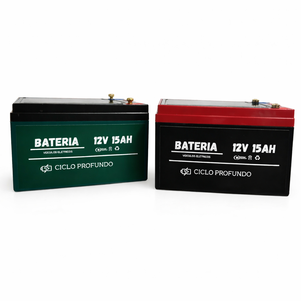 B@teria chumbo selada 12v 15ah – Ecobike, Bi