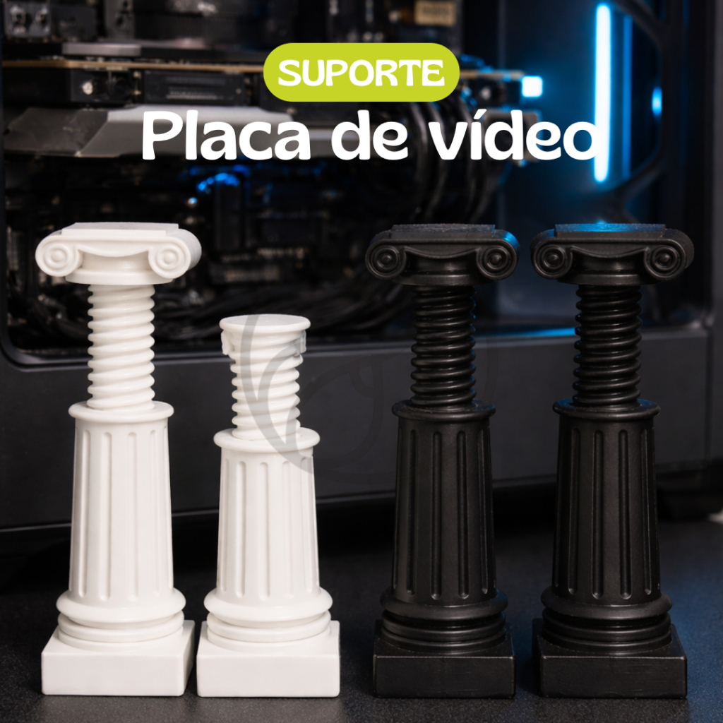Suporte para Placa de Vídeo GPU Ajustável Person