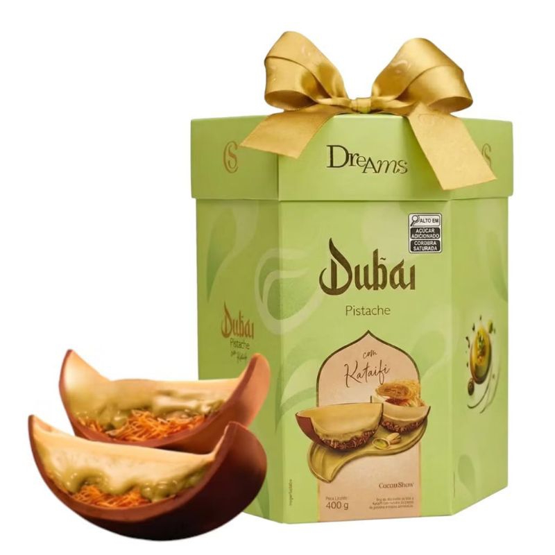 Ovo de Páscoa Dreams Dubai Pistache 400g