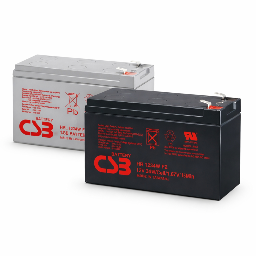 Batera CSB 1234W 9Ah – Nobreak UPS, Ilumina�