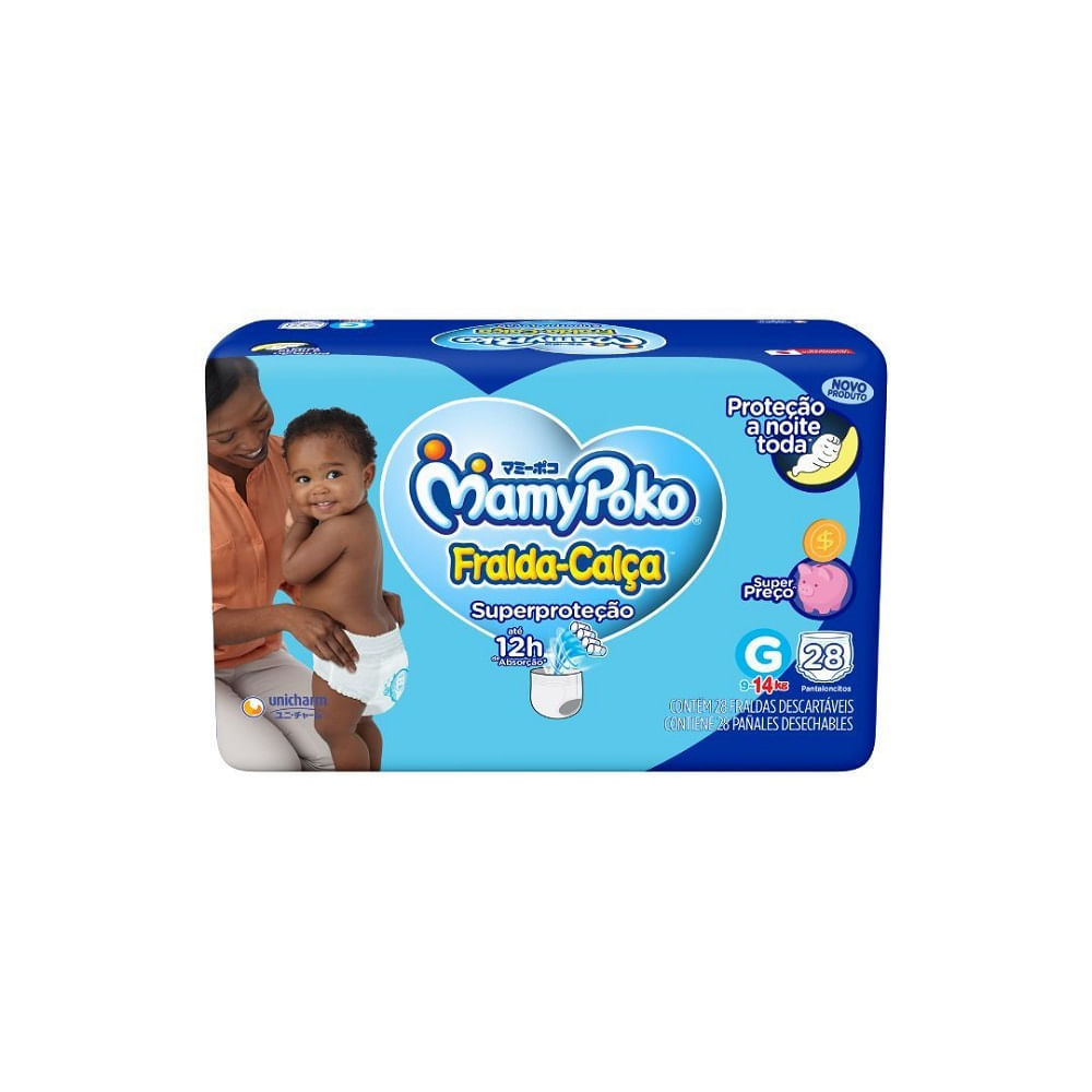 Fralda Descartável Mamypoko Calça Superproteçã