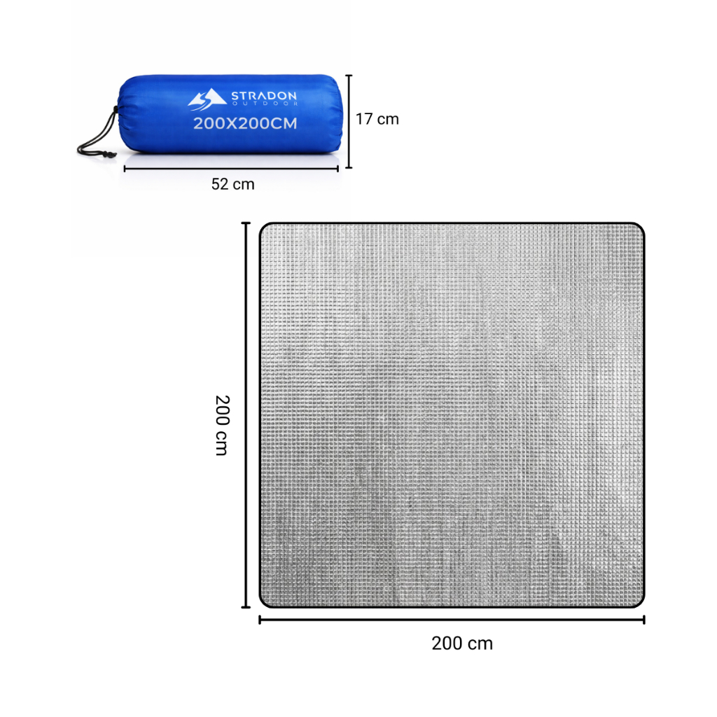 Tapete Isolante Termico Dupla Face Aluminio e Espu