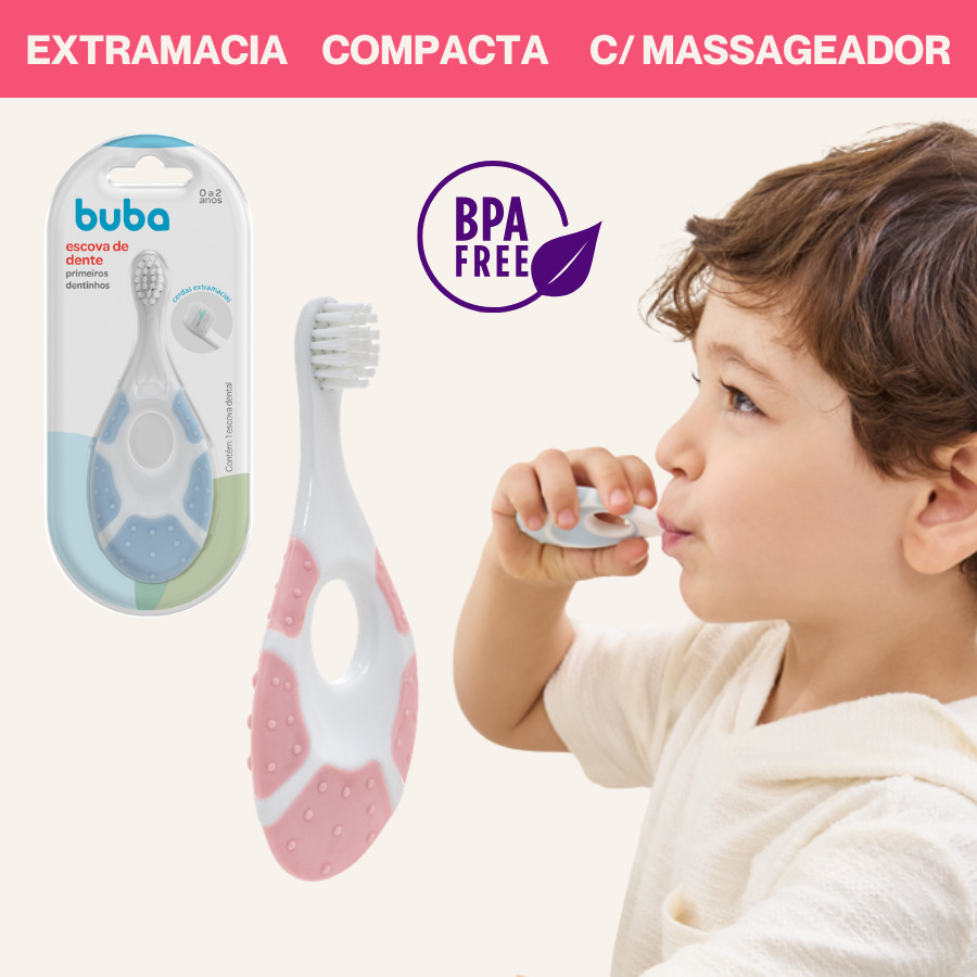 Escova de Dente Primeiros Dentinhos Extramacia Ova