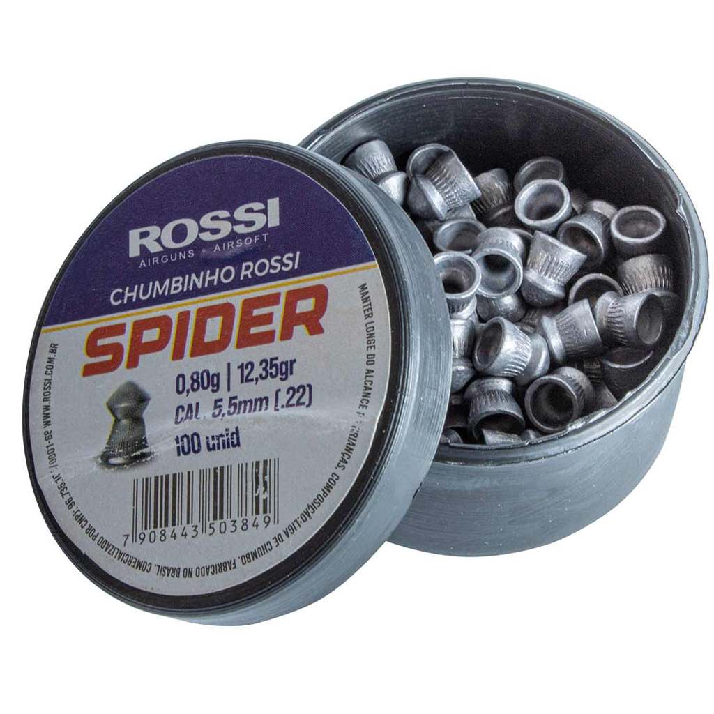 Chumbinho ROSSI SPIDER- 5,5MM – 100un