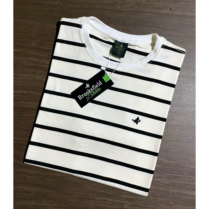 camiseta listrada brooksfield