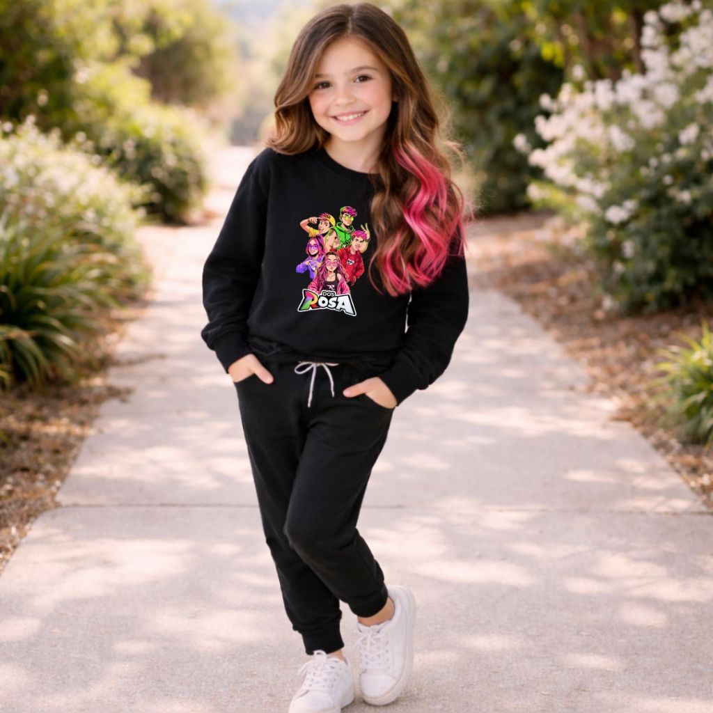 Blusa Moletom Infantil Turma Emilly Vick Flanelado