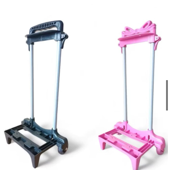 Carrinho para Mochila Escolar com 2 Hastes e Trava