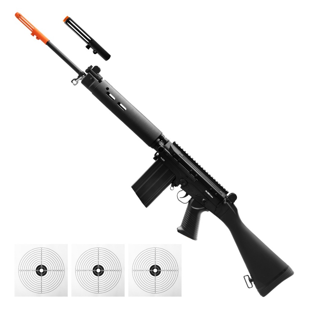 RIFLE AIRGUN FAL 3006 F1A1 CO2 4,5MM QGK + FLASH H