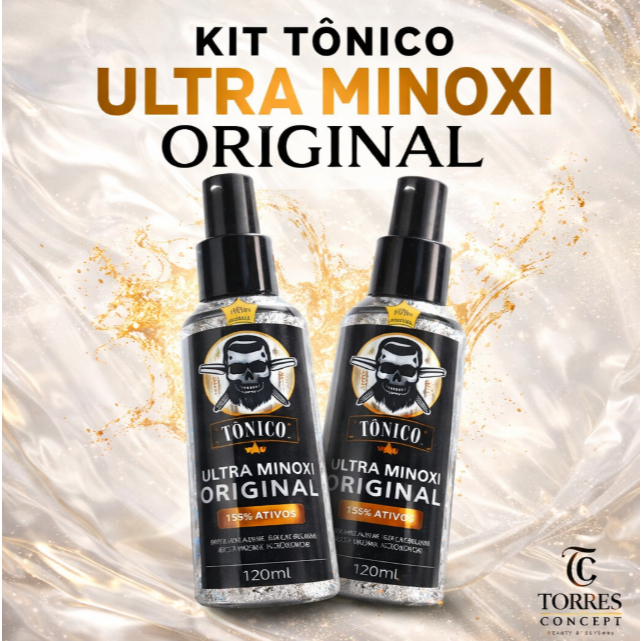 Kit 2x Tônico Dlust Ultra Minoxi 120ml Original &