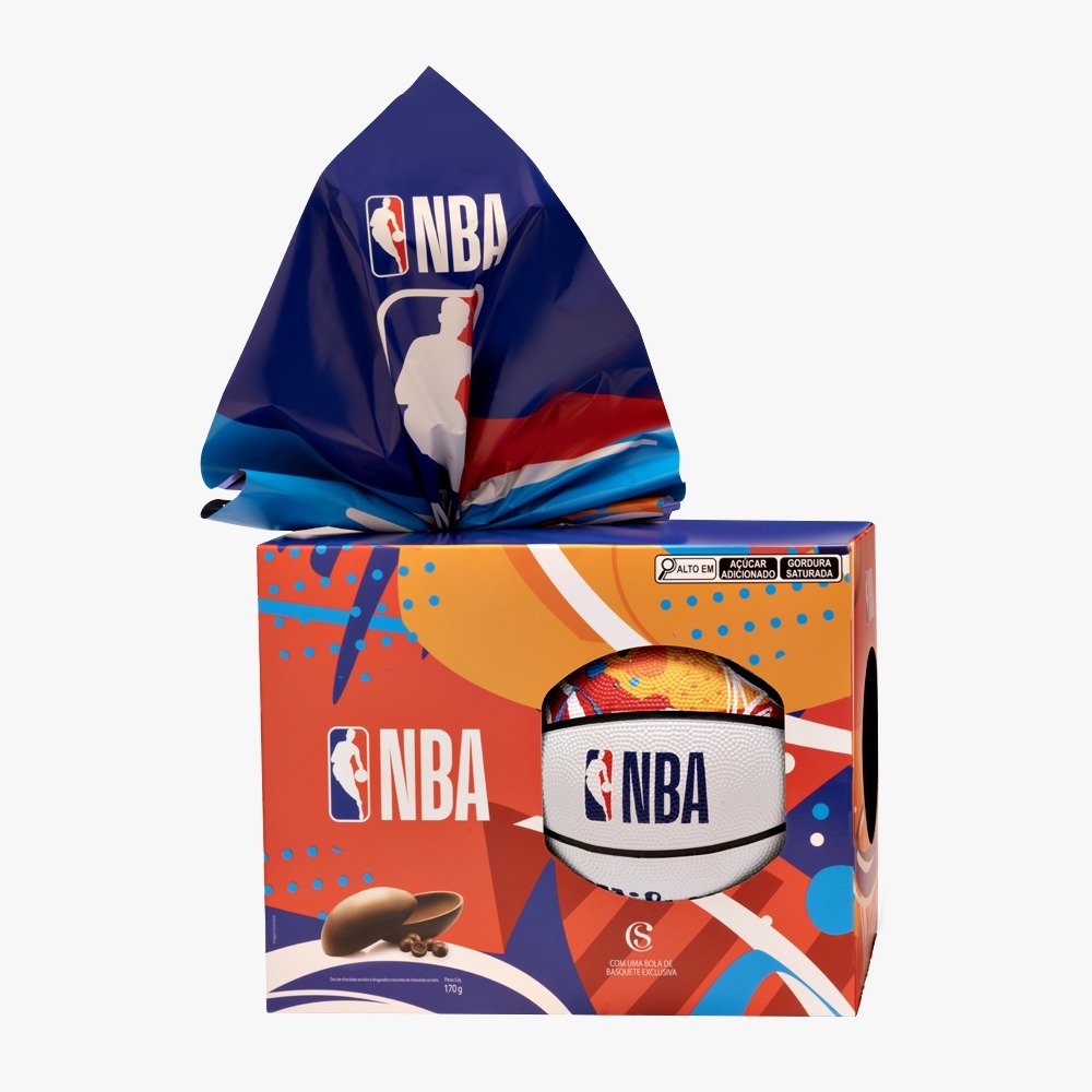 Ovo de Páscoa Cacau Show Bola NBA Chocoesportes 1