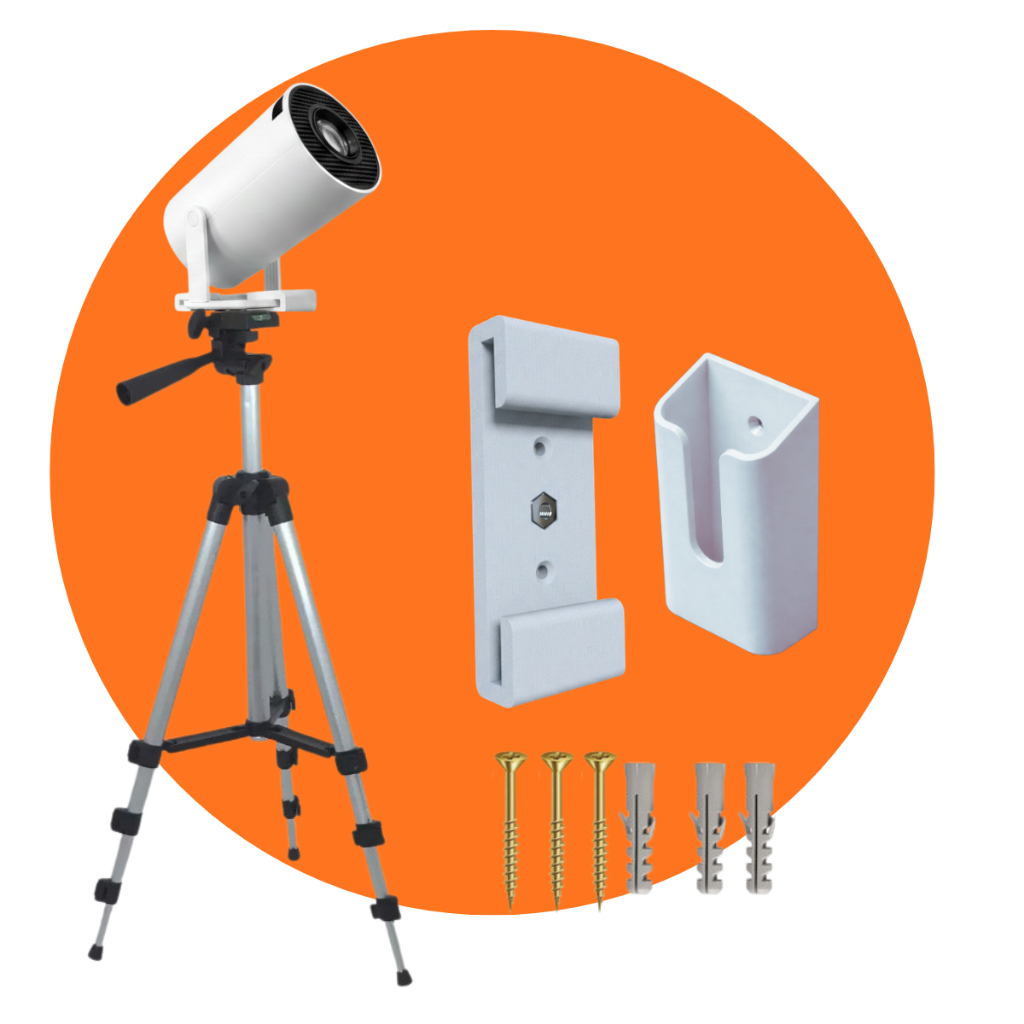 Kit Completo Suporte para Projetor HY300 Com Trip�