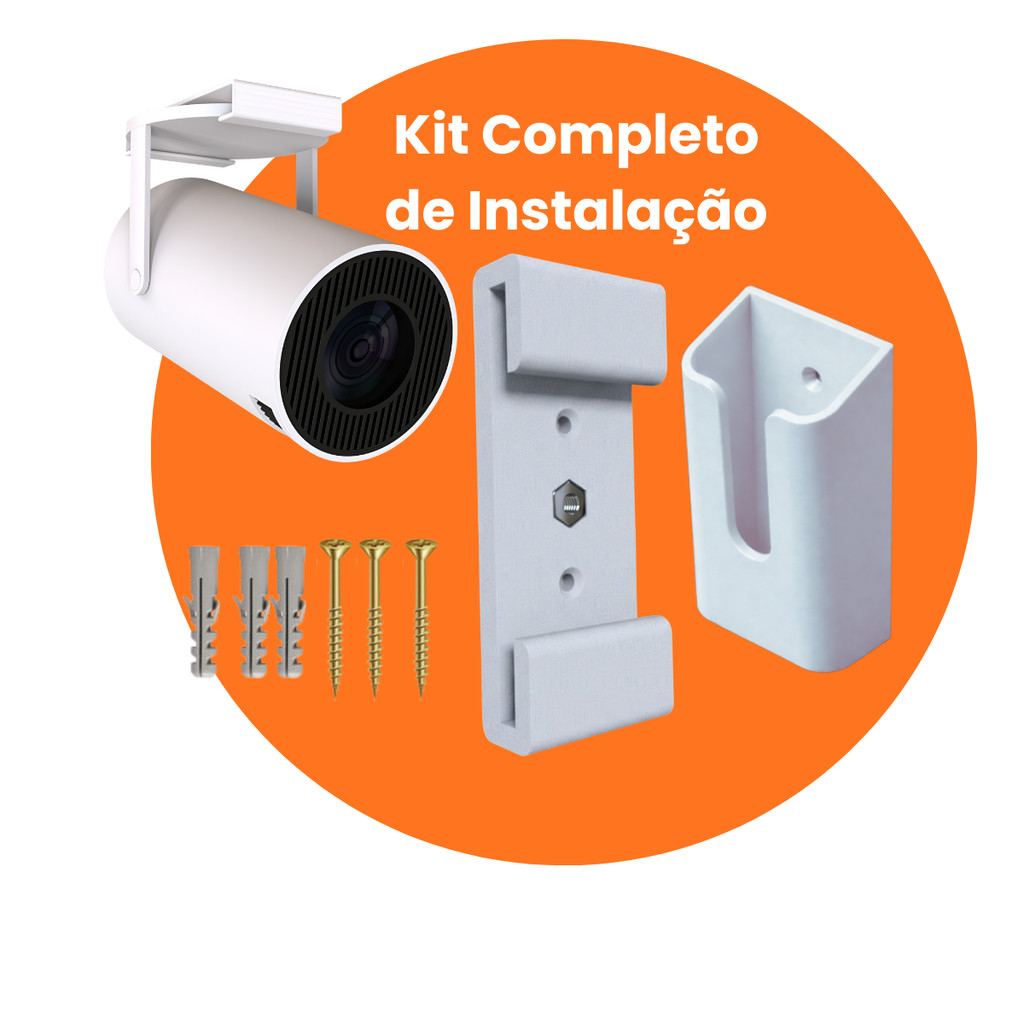 Suporte de Teto e Parede Compatível com Projetor 