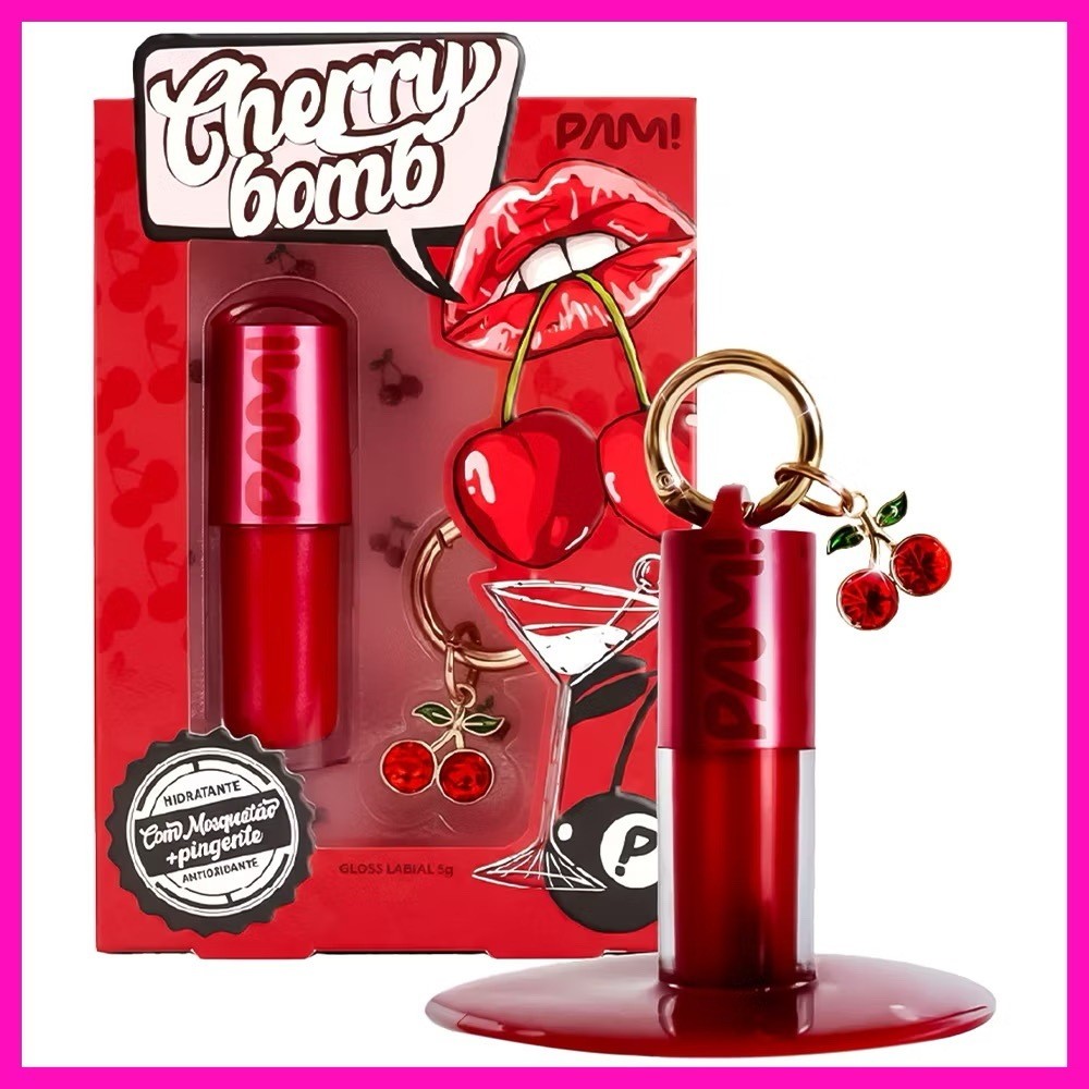 Pam By Pamella Gloss Labial Cherry Bomb 5g Entrega