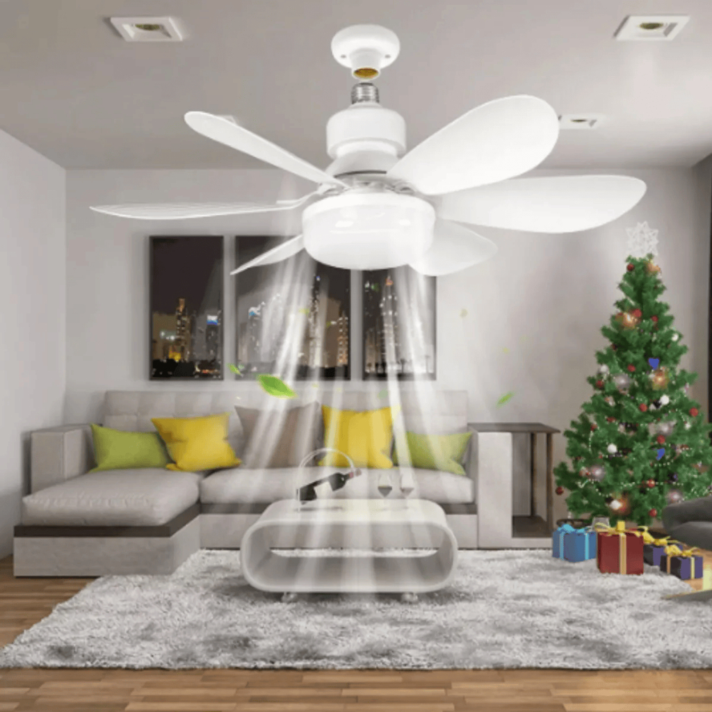 Ventilador de teto Com Luz 3 em 1 com  Controle Re