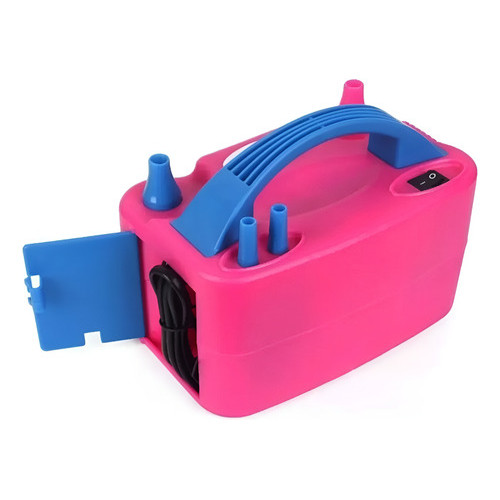 Inflador Elétrico Balão Compressor Bomba 2 Bicos