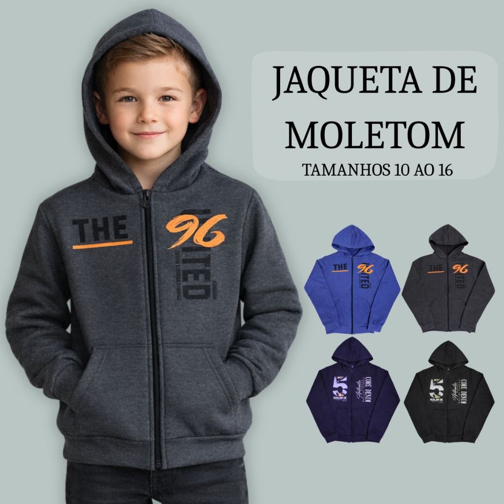 Agasalho Jaqueta Casaco Blusa de frio Moletom Flan