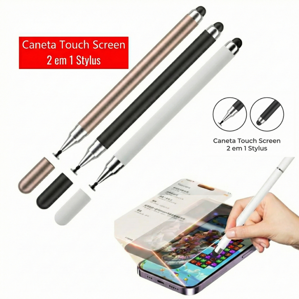Caneta Stylus Touch Screen Capacitiva Tela Univers