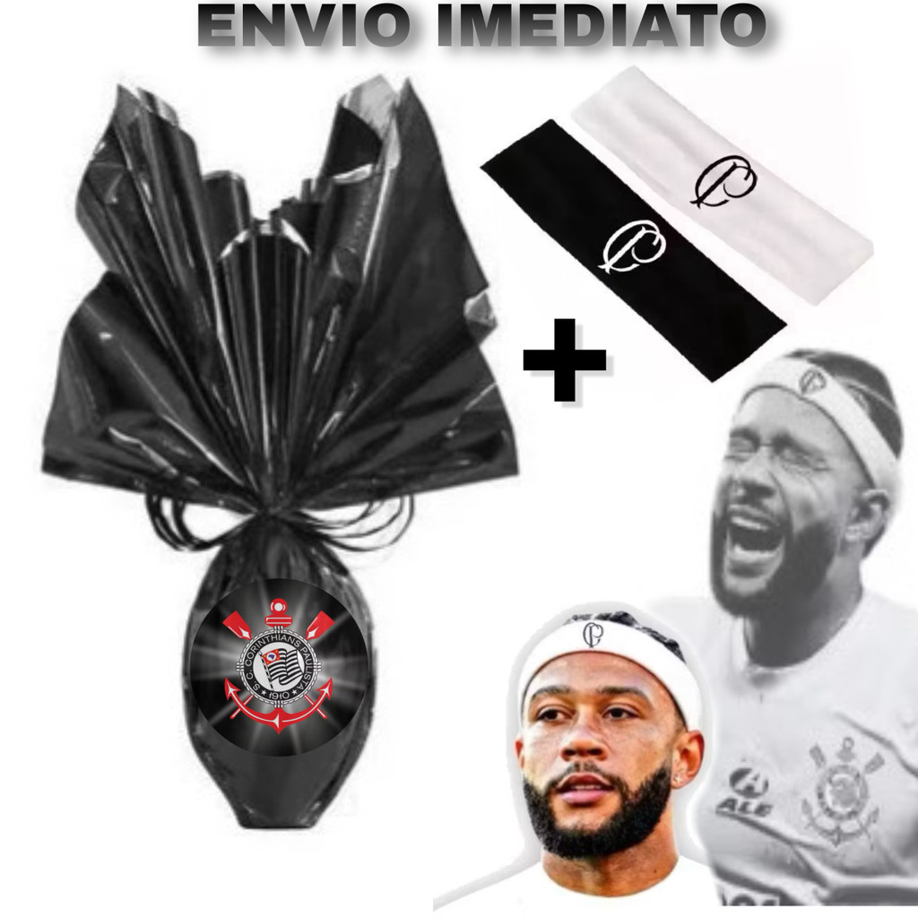 Ovo De Páscoa 250g + Faixa Memphis Depay Testeira