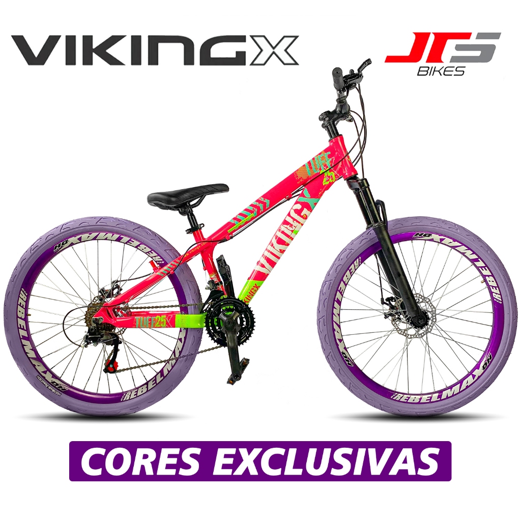 Bicicleta VikingX Tuff X25 Aro 26 MTB 21v Freeride