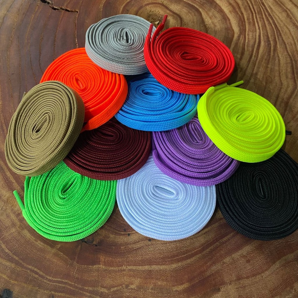 Cadarço Chato 1,20m 10mm Grosso para Tênis Bota 