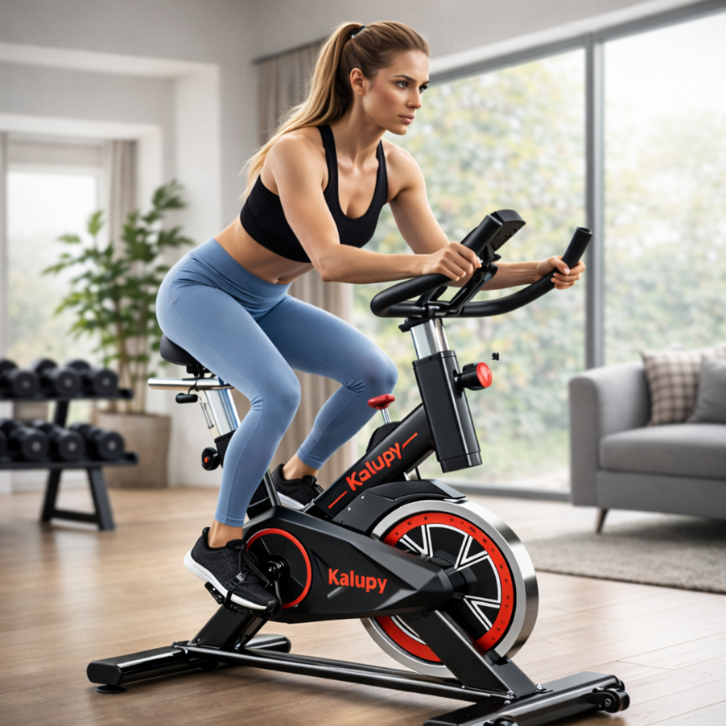 Bicicleta Ergométrica Spinning com Monitor Digita