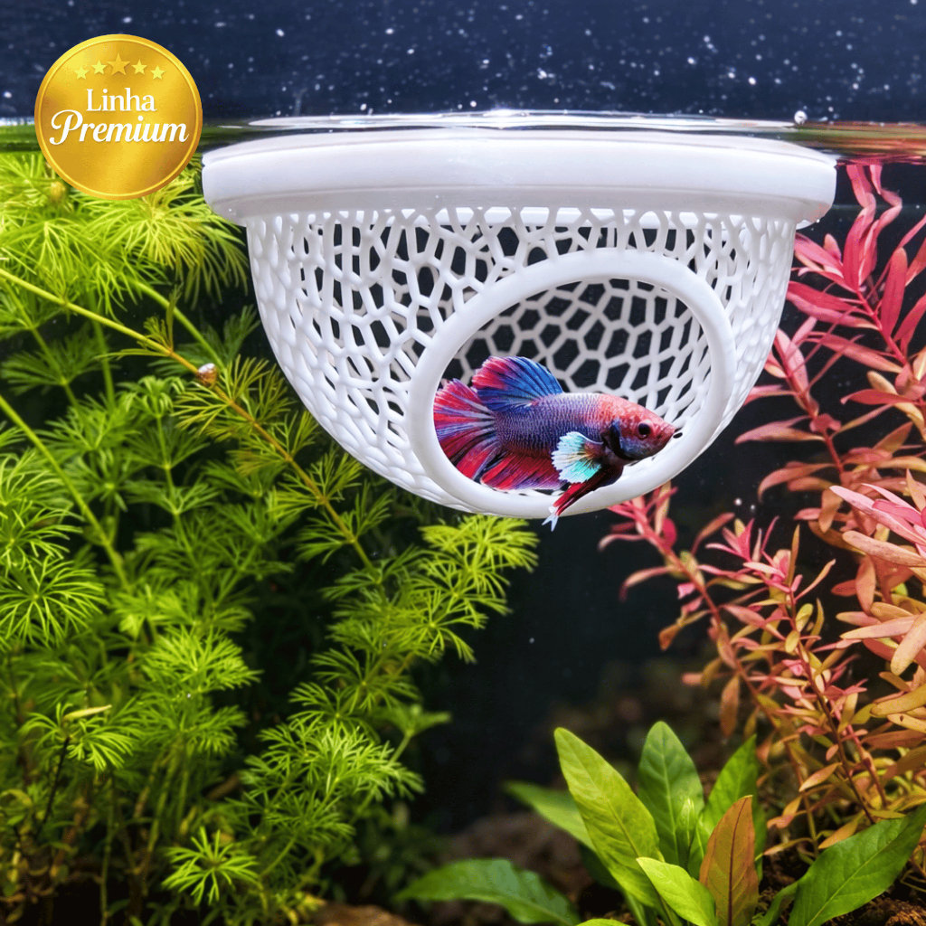 Esconderijo Flutuante para Peixes Betta Toca para 
