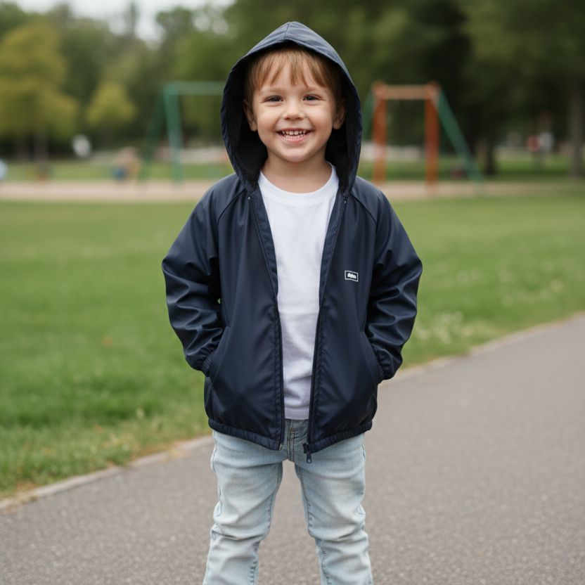 Corta-Vento Infantil Unissex Lisa | Menino e Menin