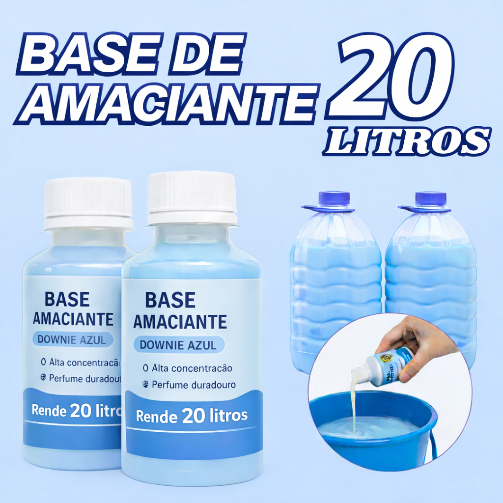 Base Amaciante Concentrada 100ml Faz 20 litros per