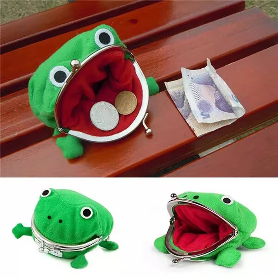 Porta Moedas Naruto Sapo Pelúcia Kawaii Bolsa Por