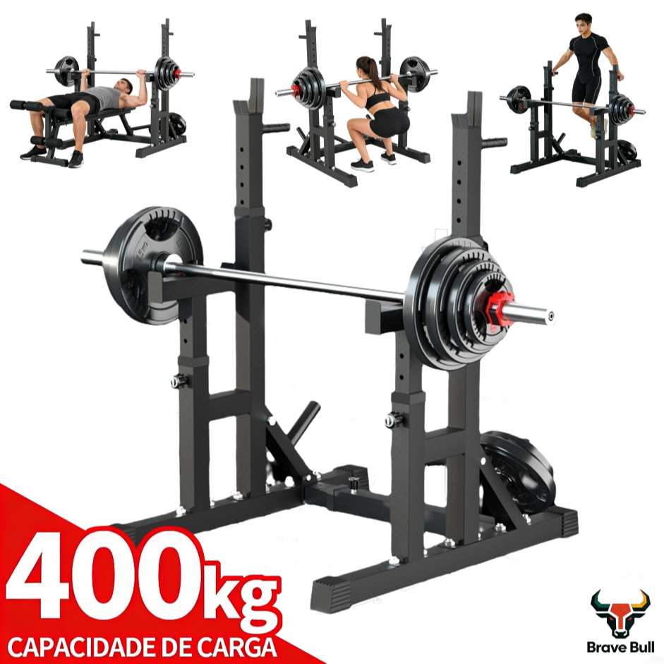Rack Agachamento Supino Aparelhos P/ Musculacao