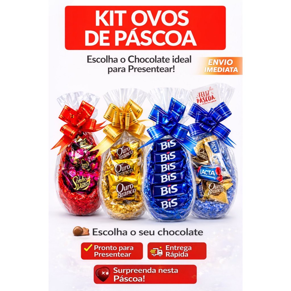 Ovo de Páscoa 250g Recheado | Lacta, Nestlé, Gar