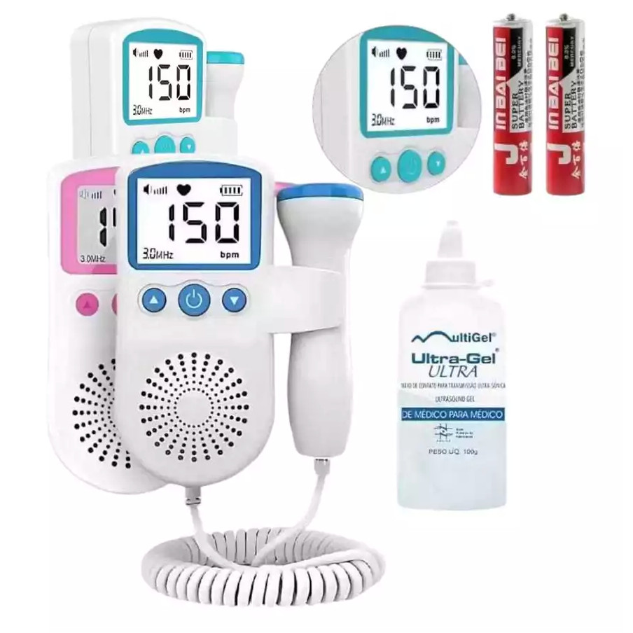 Monitor Fetal Doppler Ultrassom Ouvir Batimentos B