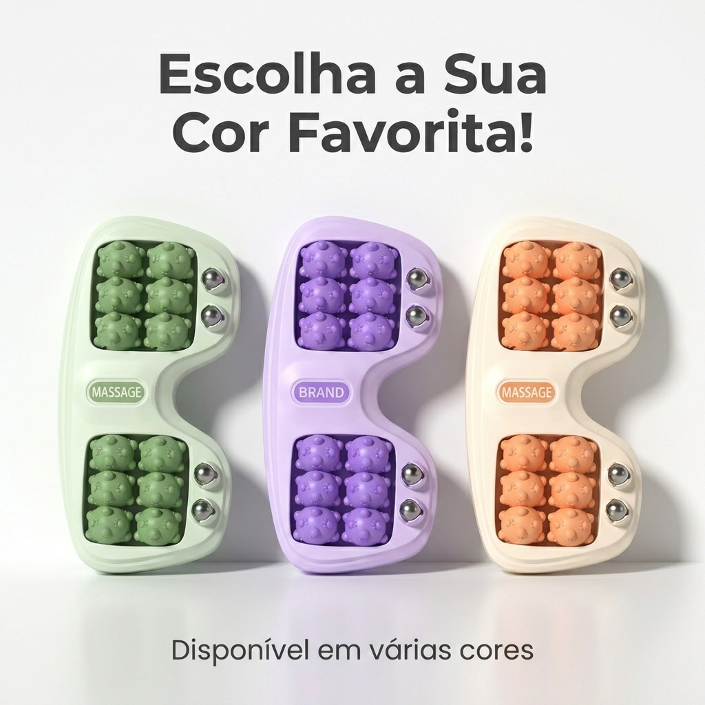 PlantarMax Rolo Massageador de Pés Duplo