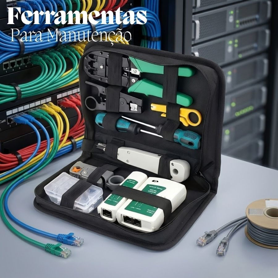 Kit Ferramentas Para Manutenção De Rede Informá